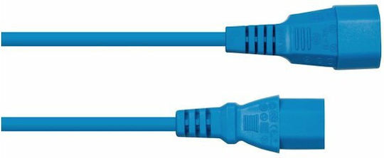 Kabelmeister IEC C14 - IEC C13 Cable 2m Μπλε SK1430-B020