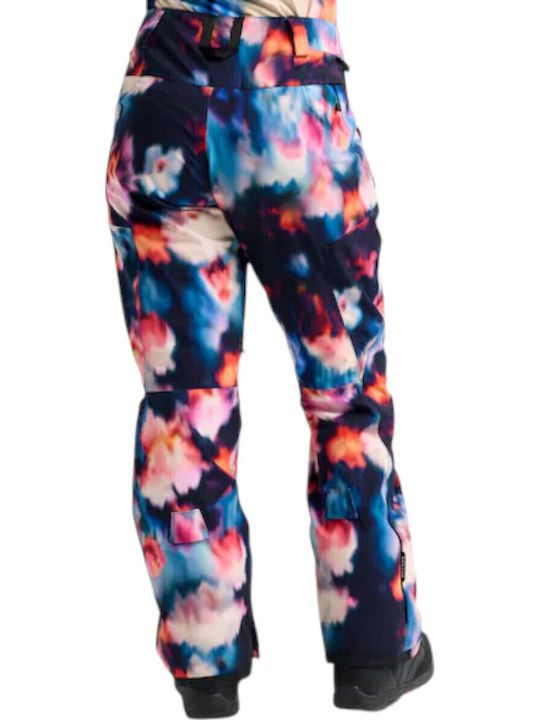 Burton Reserve 2l Stretch 3026810EZHRG Γυναικείο Παντελόνι Σκι & Snowboard Πολύχρωμο
