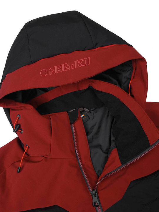 Icepeak 57820542-690 Ανδρικό Μπουφάν Soft Shell για Σκι & Snowboard Ροζ