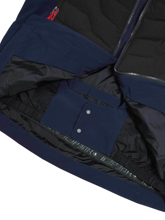 Icepeak Men's Soft Shell Ski & Snowboard Jacket Blue 57820542-390