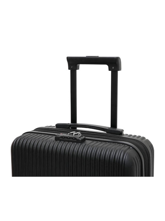 CabinFly Βαλίτσα Ταξιδίου Καμπίνας Black, Blue με 4 Ρόδες Ύψους 55εκ.
