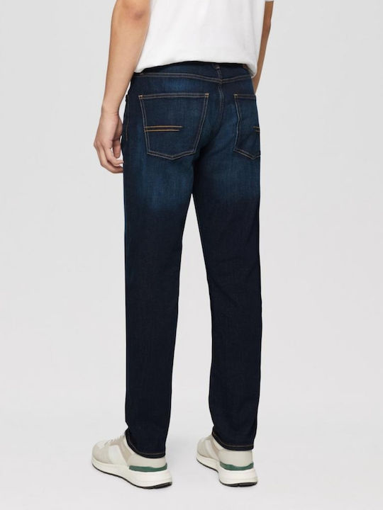 Nelio Pantaloni De Blugi Pentru Bărbați Slim Fit Albastru Marin Închis