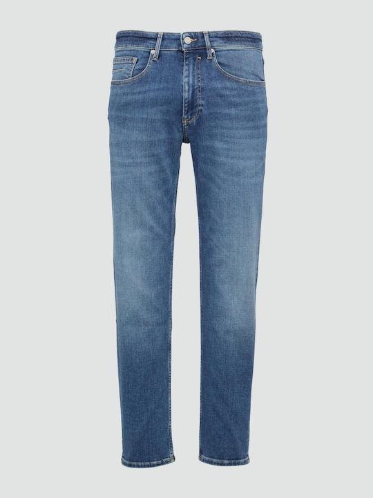 Nelio Pantaloni De Blugi Pentru Bărbați Elastic Slim Fit Albastru Închis