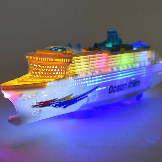 Kreuzfahrt Passagierschiff Bewegliche Lichter Geräusche