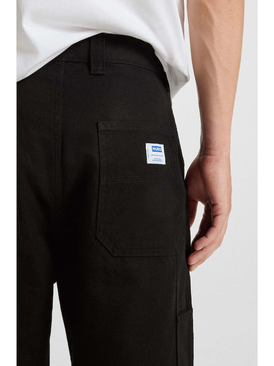 Gioro254W Herren Jeanshose Verjüngt Schwarz