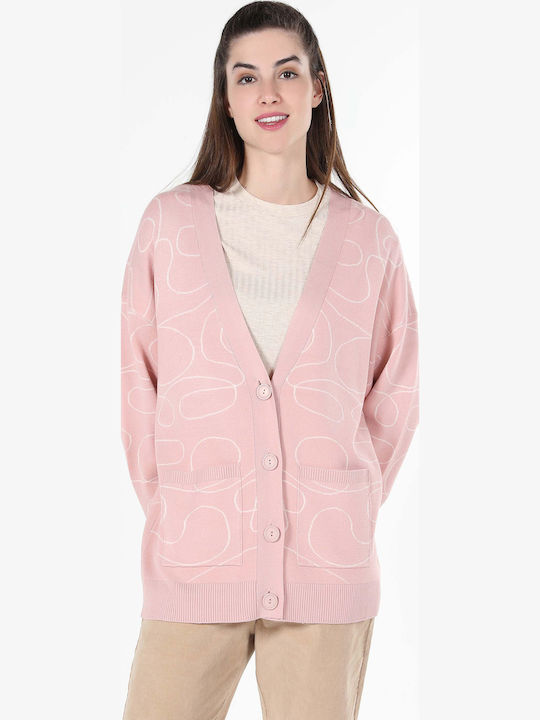 Γυναικεία Πλεκτή Ζακέτα Pink