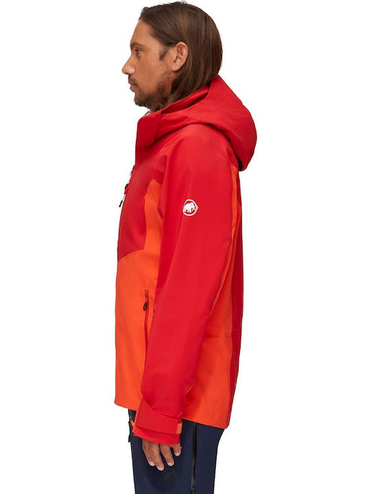 Mammut 1010-29510-3683 Ανδρικό Μπουφάν για Σκι & Snowboard Κόκκινο