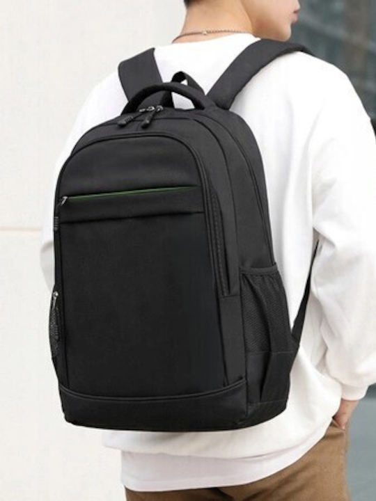 Schulranzen Rucksack Junior High-High School Schwarz mit Flaschenhalter