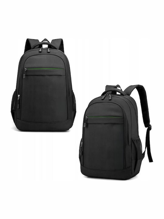 Schulranzen Rucksack Junior High-High School Schwarz mit Flaschenhalter