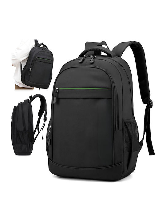 Schulranzen Rucksack Junior High-High School Schwarz mit Flaschenhalter