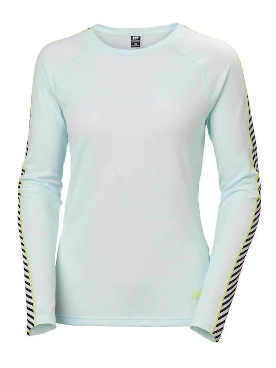 Helly Hansen Damen Thermo Langarmshirt Blau