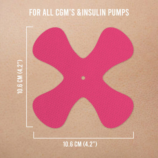 X-Patches Plasture Rezistent La Apă Pentru Omnipod Libre & Medtronic 20 Bucăți Roz