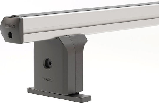 Menabo Roof Bars Aluminum 125cm. 2013> (with Roof Rack Legs) Silver