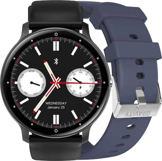 GT1 PRO 46mm Smartwatch με Παλμογράφο (Μπλε)