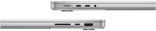 Apple MacBook Pro (2024) 14.2" Ecran Retina 120Hz (M4 Max-16‑Nuclee/64GB/1TB SSD/40-Nuclee GPU/40-Nuclee GPU) cu Încărcător 96W Argintiu (Tastatură International English)