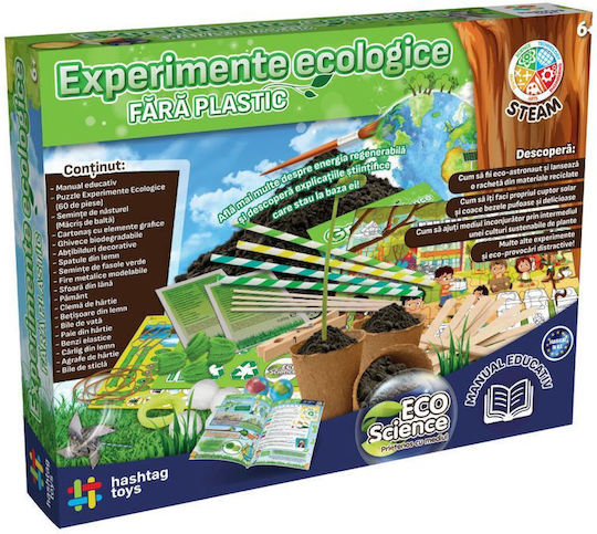 Ecological Joc Educațional Experimente din Lemn