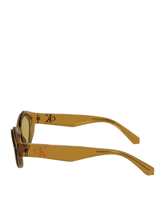 Calvin Klein Ochelari de soare Maro cu Cadru & Maro Lentilă Calvin Klein Ochelari de soare Maro cu Cadru & Maro Lentilă