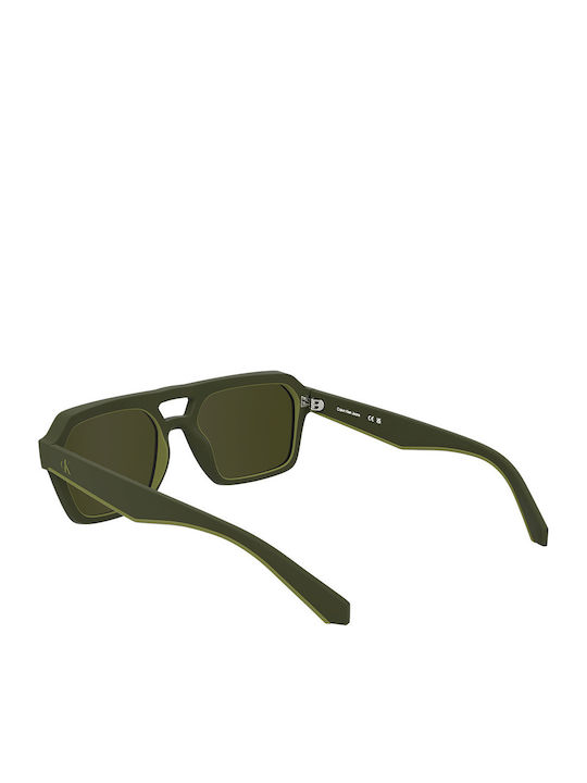 Calvin Klein Unisex Ochelari de soare cu Verde Cadru și Verde Lentilă CKJ25603S 309