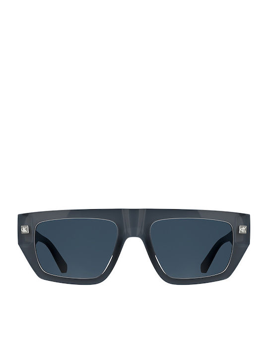 Calvin Klein Unisex Ochelari de soare cu Albastru marin Cadru și Albastru Lentilă CKJ25619S 400
