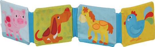 Goki Activity Book made of Fabric for 0++ Months (Various Designs/Assortments of Designs) 1pc