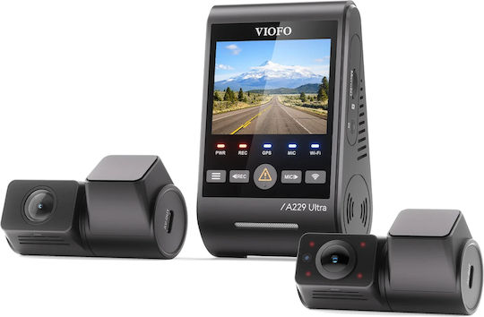 Viofo A229 Ultra 3 Set Camera DVR Auto 4K pentru Bord & Camera de Marsarier