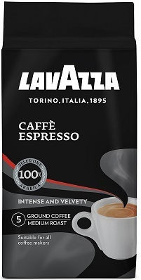 Lavazza Espresso Kaffee Arabica Gemahlen 250gr
