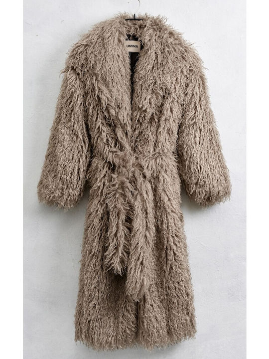 Дамска кожухарка Beige