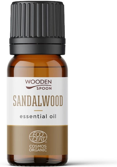 Organic Sandalwood Essential Oil 5ml Wooden Spoon