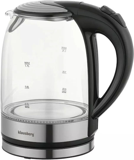 Klausberg Βραστήρας 1.7lt 1850W Γκρι