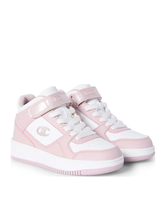 Rd18 G Ps Kids Sneakers High with Scratch White