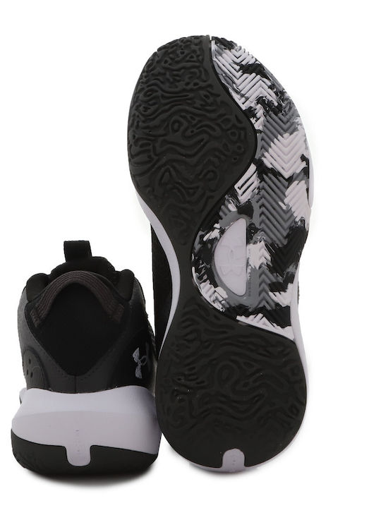 Lockdown 6 Kids Sports Shoes Basketball with Laces Black