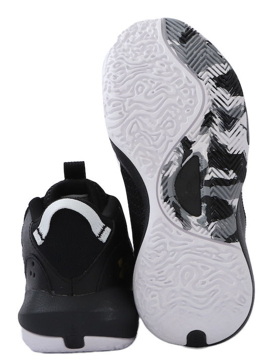 Lockdown 6 Kids Sports Shoes Basketball with Laces Black