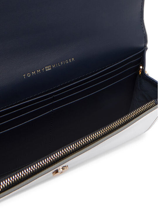 Tommy Leder Damentasche Schultertasche Silber