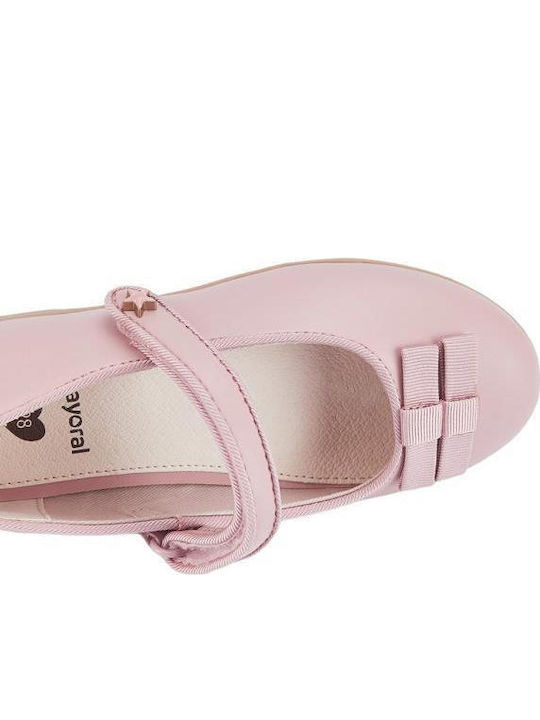 Kids Ballerinas with Hoop & Loop Closure Pink