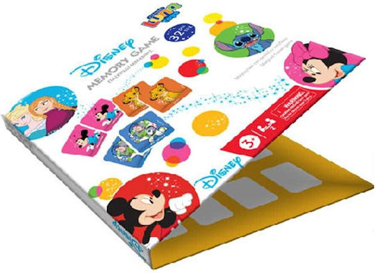 Board Game Memory Game for 2 Players 3+ Years Old Disney