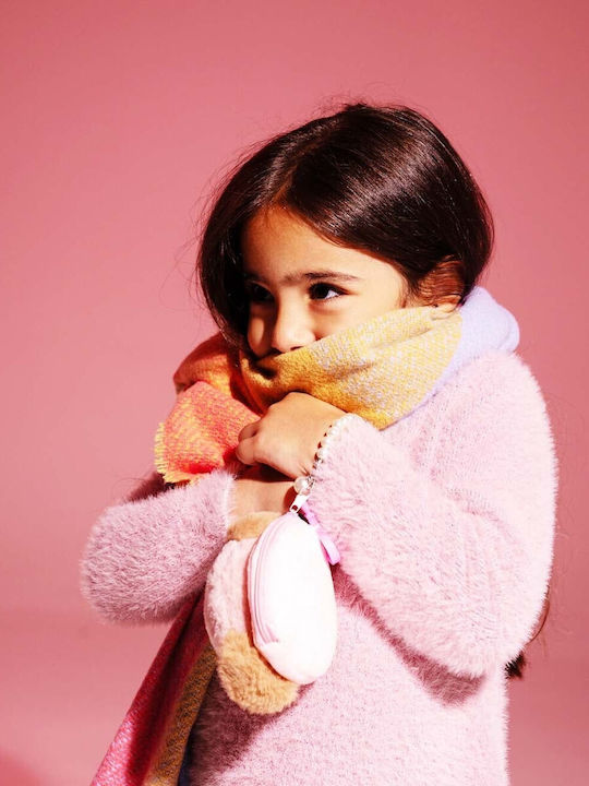Children's Dress Long Sleeve Knitted Pink