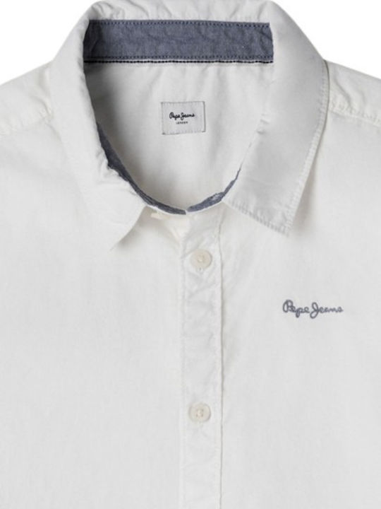 Kids Shirt Short Sleeve White