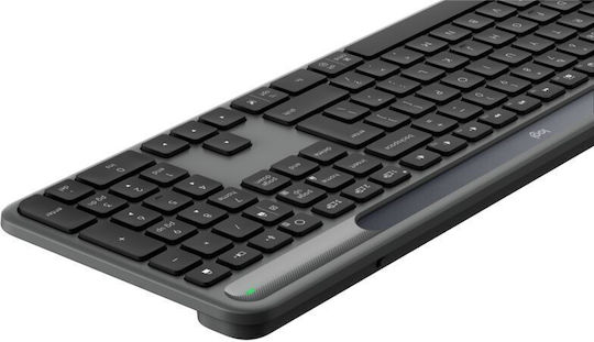 Logitech Signature Slim Solar+ K980 Kabellos Bluetooth Nur Tastatur Englisch US