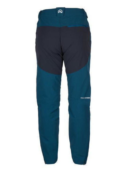 Northfinder Bărbați Lung Pantaloni de drumeție Turcoaz