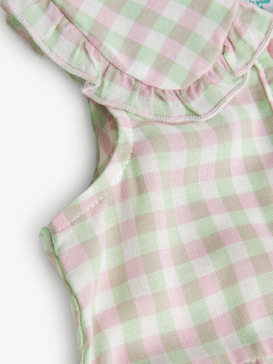 Kinderkleid Ärmellos Geprüft Ecru