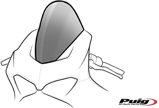 Puig Motorcycle Windshield & Windscreen Tinted Visor for Ducati 1199 Panigale 5990H