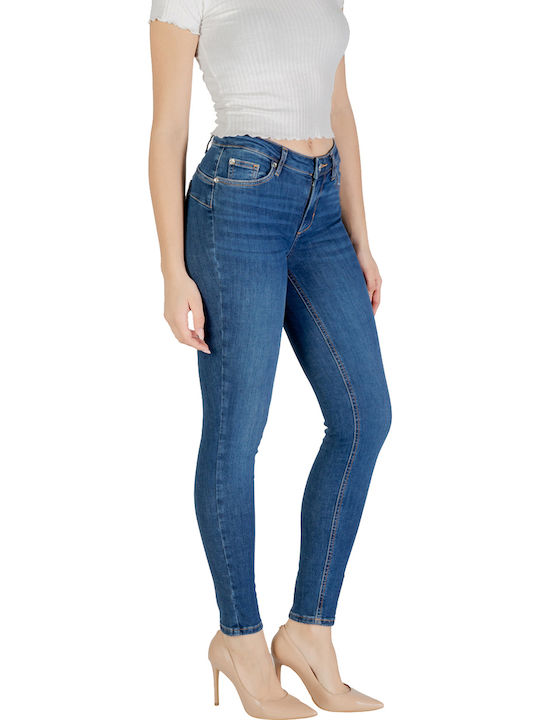 Women's Jean Trousers Flared in Skinny Fit Blue