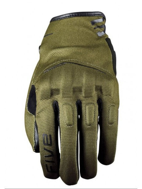 Five RS4 Evo Summer Men's Motorcycle Gloves Green
