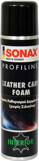 Sonax Profiline Leather Care Foam Spray Cleaning for Leather Car Parts 400ml