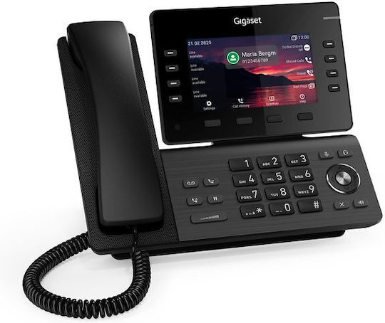 Gigaset P825 Wired IP Phone Black