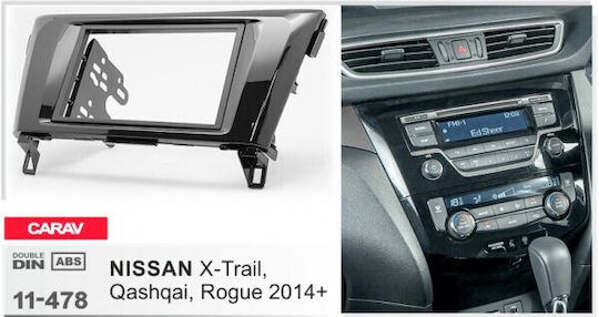 Πρόσοψη 2 Din για Nissan Qashqai / X-Trail