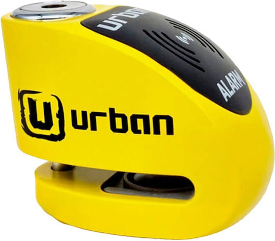Urban Motorcycle Disc Brake Lock with Alarm & 6mm Pin