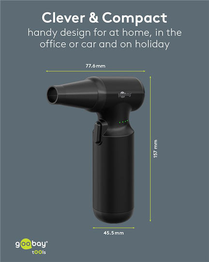 Goobay Goobay Handheld Blower 110000rpm with Battery 6000mAh