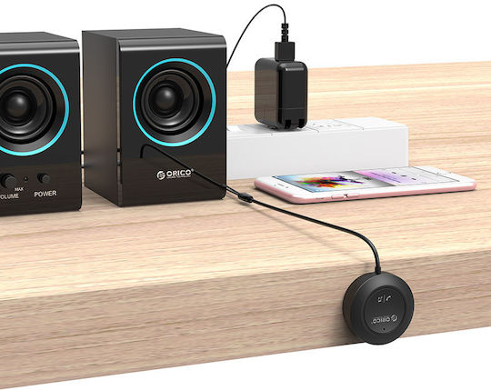 Bluetooth Ресийвър Orico Bcr02-bk Автомобили Смартфони Таблети Устройства с Bluetooth USB 3.5 мм Жак Черен