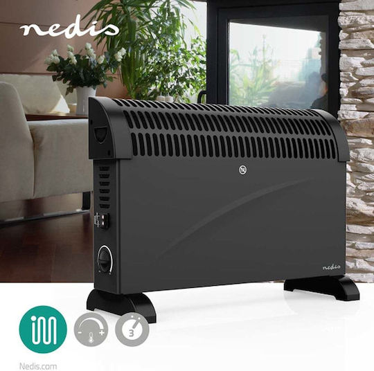 Nedis Конвектор Подов 2000W 53x38см Черен